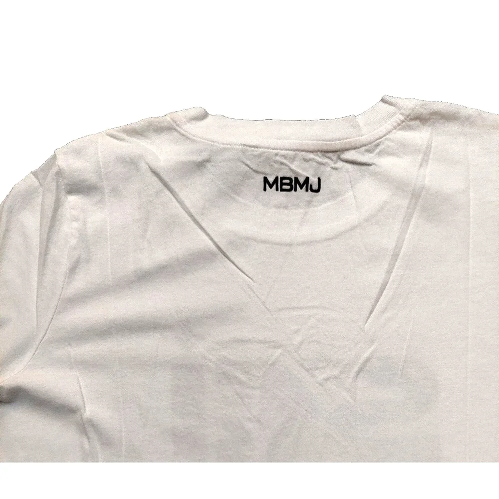 Marc by Marc Jacobs Long Sleeve White Cotton Graphic Sci-Fi Tee Shirt Sz…